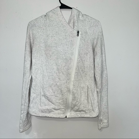 Under Armour Tops - Under armour womens light gray hoodie size small